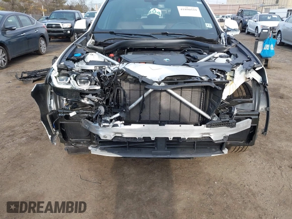2022 BMW X3 xDrive30i with VIN 5UX53DP03N9M00629, listed as a IAAI auction lot 41890559 with 9,300 mi miles and . Bid and sale history available at DreamBid. Image 6.