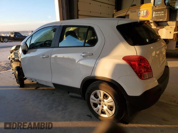 2016 Chevrolet Trax LS with VIN 3GNCJKSB0GL266143, listed as a Copart auction lot 88083115 with 0 mi miles and Salvage Title. Bid and sale history available at carsss.com. Image 2.