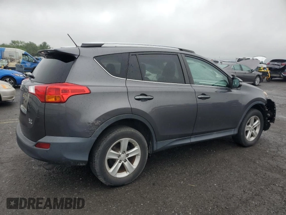 2013 Toyota RAV4 XLE with VIN 2T3RFREV7DW120510, listed as a Copart auction lot 61197695 with 107,647 mi miles and Salvage title. Bid and sale history available at DreamBid. Image 3.