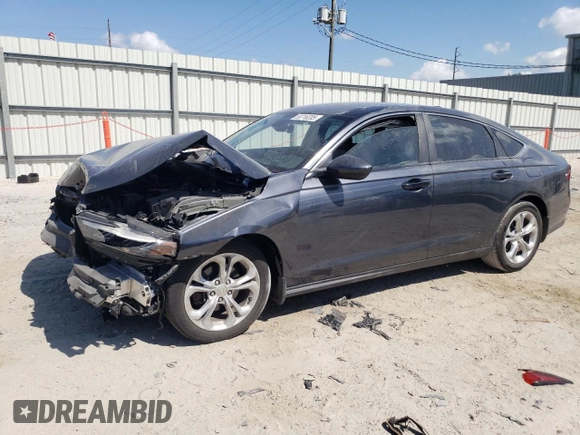 2023 Honda Accord LX with VIN 1HGCY1F27PA014990, listed as a Copart auction lot 53716205 with 24,211 mi miles and Non Repairable. Bid and sale history available at DreamBid. Image 1.