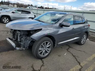 2019 Acura RDX w/Advance Pkg with VIN 5J8TC2H71KL007303, listed as a Copart auction lot 47179435 with 107,465 mi miles and Salvage Title. Bid and sale history available at carsss.com. Image 1.