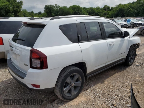 2016 Jeep Compass Latitude with VIN 1C4NJCEA4GD614932, listed as a Copart auction lot 60508845 with 144,833 mi miles and Salvage title. Bid and sale history available at DreamBid. Image 3.