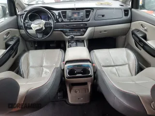 2015 Kia Sedona SX with VIN KNDMC5C13F6022249, listed as a Copart auction lot 83249054 with 0 mi miles and Clean Title. Bid and sale history available at carsss.com. Image 8.