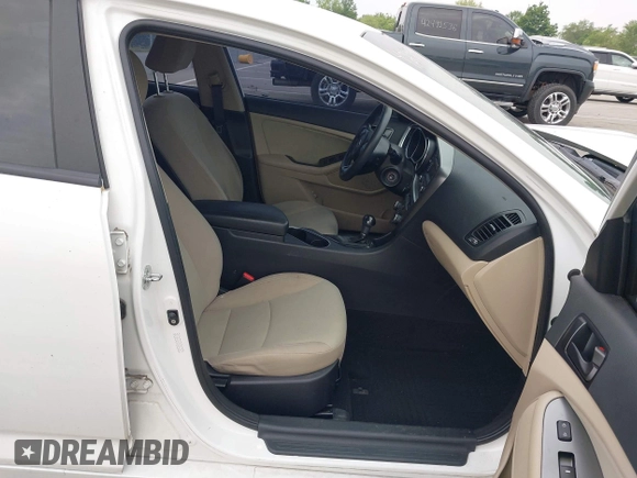2014 Kia Optima LX with VIN KNAGM4A7XE5481131, listed as a IAAI auction lot 42494495 with 97,223 mi miles and . Bid and sale history available at DreamBid. Image 5.