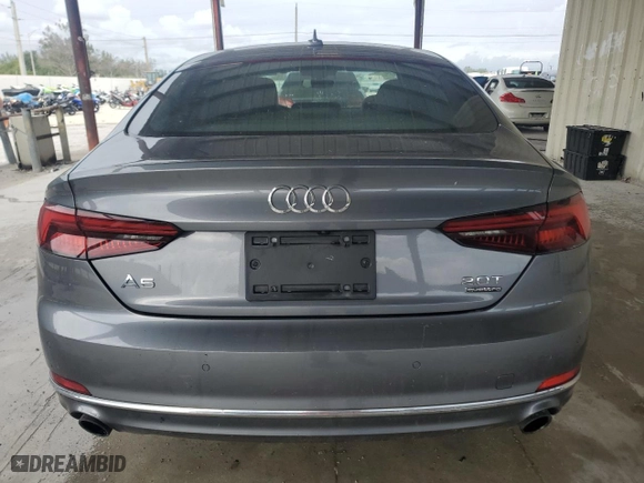 2018 Audi A5 Sportback Premium Plus with VIN WAUBNCF50JA132988, listed as a Copart auction lot 85992234 with 45,128 mi miles and Clean Title. Bid and sale history available at carsss.com. Image 6.