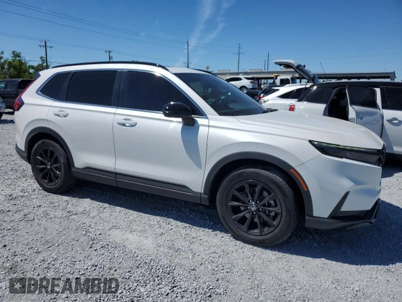 2024 Honda CR-V Sport-L with VIN 5J6RS5H80RL000451, listed as a Copart auction lot 50125195 with 17,281 mi miles and Salvage Title. Bid and sale history available at DreamBid. Image 4.