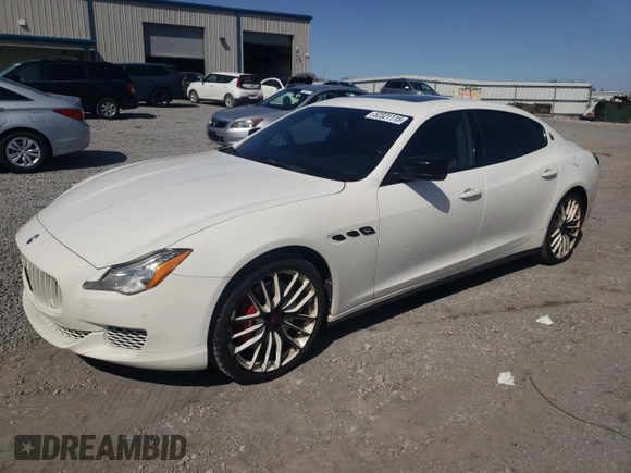 2014 Maserati Quattroporte GTS z VIN ZAM56PPA3E1074957, wystawiony jako Copart lot #52321115 z przebiegiem 113 584 mil mil oraz Szkoda całkowita • Salvage title. Historia ofert i sprzedaży dostępna na DreamBid. Obrazek 1.
