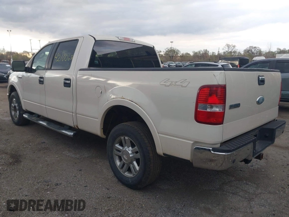 2007 Ford F-150 XLT with VIN 1FTPW14V37FB20097, listed as a IAAI auction lot 42100657 with 153,214 mi miles. Bid and sale history available at carsss.com. Image 3.