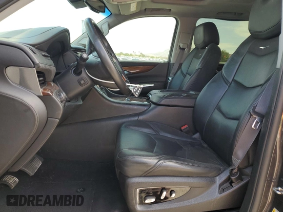 2015 Cadillac Escalade ESV Luxury with VIN 1GYS4SKJ3FR646095, listed as a Copart auction lot 52110345 with 89,818 mi miles and Salvage title. Bid and sale history available at DreamBid. Image 7.