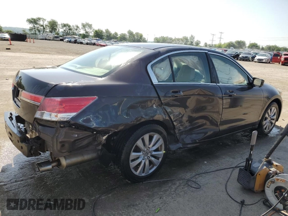 2012 Honda Accord EX with VIN 1HGCP2F76CA030175, listed as a Copart auction lot 57324595 with 209,093 mi miles and Salvage title. Bid and sale history available at DreamBid. Image 3.