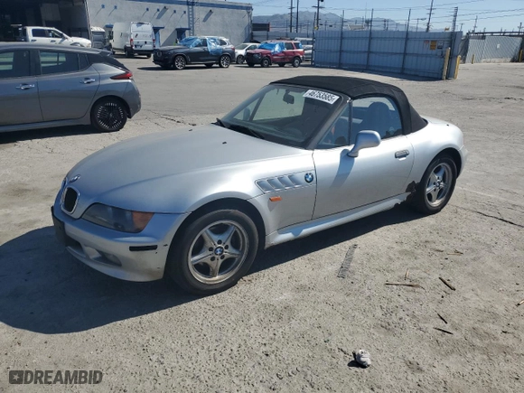 1996 BMW 3-Series Z3 with VIN 4USCH7324TLB66470, listed as a Copart auction lot 46753585 with 111,748 mi miles and Clean Title. Bid and sale history available at carsss.com. Image 1.