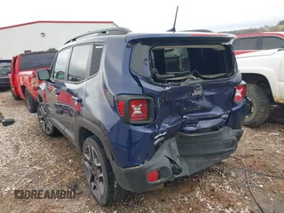 2020 Jeep Renegade Latitude with VIN ZACNJBBB0LPL70356, listed as a IAAI auction lot 41101892 with 1 mi miles. Bid and sale history available at carsss.com. Image 3.