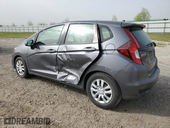 2019 Honda Fit LX with VIN 3HGGK5H46KM747181, listed as a Copart auction lot 49204975 with 46,620 mi miles and Salvage Title. Bid and sale history available at carsss.com. Image 2.