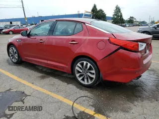 2015 Kia Optima SX Turbo with VIN 5XXGR4A64FG408491, listed as a Copart auction lot 59315544 with 112,518 mi miles and Clean Title. Bid and sale history available at carsss.com. Image 2.