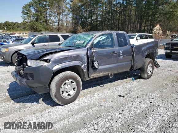 2020 Toyota Tacoma SR with VIN 3TYRX5GN4LT002891, listed as a Copart auction lot 50190465 with 47,849 mi miles and Salvage Title. Bid and sale history available at DreamBid. Image 1.