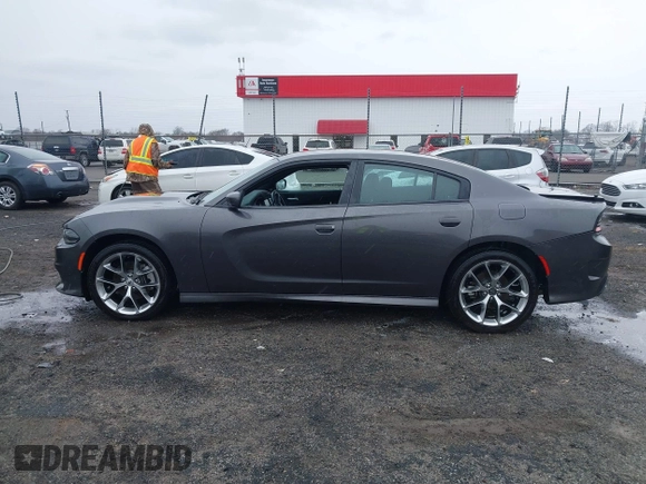 2021 Dodge Charger GT with VIN 2C3CDXHG4MH581181, listed as a IAAI auction lot 41614298 with 79,024 mi miles and . Bid and sale history available at DreamBid. Image 14.