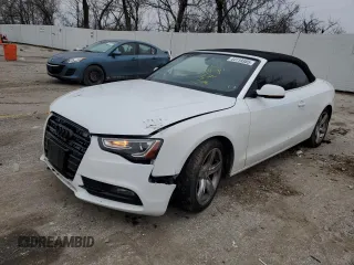 2013 Audi A5 Premium Plus with VIN WAULFAFH7DN014904, listed as a Copart auction lot 44119385 with 113,077 mi miles and Salvage Title. Bid and sale history available at carsss.com. Image 1.