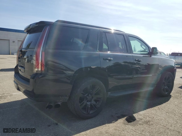 2015 Cadillac Escalade Premium with VIN 1GYS4NKJ4FR550767, listed as a Copart auction lot 45605755 with 121,862 mi miles and Salvage Title. Bid and sale history available at carsss.com. Image 3.