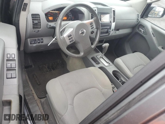 2017 Nissan Frontier SV with VIN 1N6AD0EV7HN723725, listed as a Copart auction lot 61253905 with 58,163 mi miles and Salvage title. Bid and sale history available at DreamBid. Image 8.