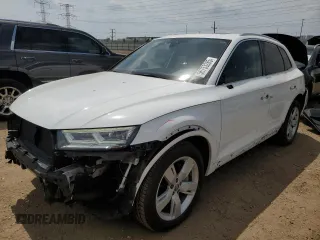 2018 Audi Q5 Premium Plus z VIN WA1BNAFY0J2007124, wystawiony jako Copart lot #56753285 z przebiegiem 86 703 mil mil oraz Szkoda całkowita • Salvage title. Historia ofert i sprzedaży dostępna na DreamBid. Obrazek 1.