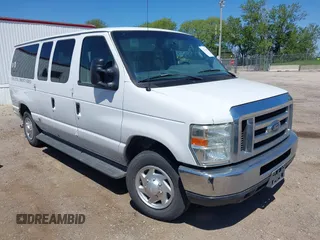 2013 Ford Econoline Passenger XL with VIN 1FMNE1BLXDDB29636, listed as a IAAI auction lot 42274116 with 141,261 mi miles and . Bid and sale history available at DreamBid. Image 1.