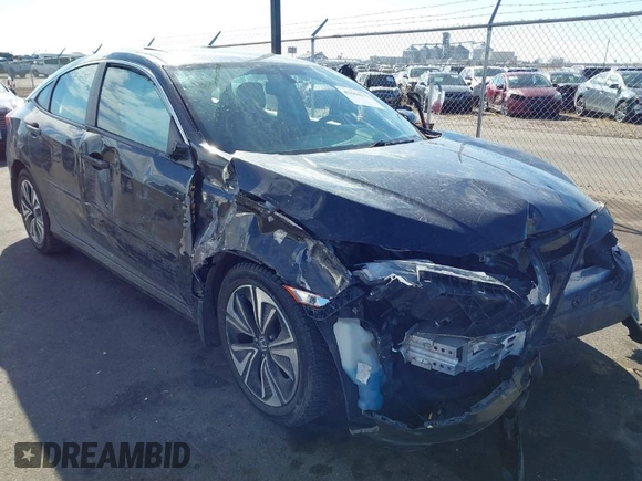 2017 Honda Civic Sedan EX-L with VIN 19XFC1F77HE015318, listed as a IAAI auction lot 41664375 with 61,011 mi miles. Bid and sale history available at carsss.com. Image 1.