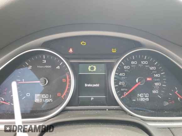 2012 Audi Q7 3.0L TDI Premium Plus with VIN WA1LMAFE9CD009166, listed as a Copart auction lot 42907275 with 113,049 mi miles and Clean Title. Bid and sale history available at carsss.com. Image 9.