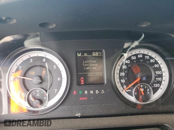 2015 Ram 1500 Big Horn with VIN 1C6RR6GT5FS691790, listed as a Copart auction lot 48808085 with 103,133 mi miles and Salvage Title. Bid and sale history available at carsss.com. Image 9.