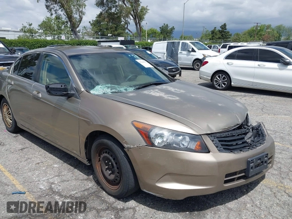 2008 Honda Accord LX z VIN JHMCP26318C025410, wystawiony jako IAAI lot #42244352 z przebiegiem 187 929 mil mil oraz . Historia ofert i sprzedaży dostępna na DreamBid. Obrazek 1.