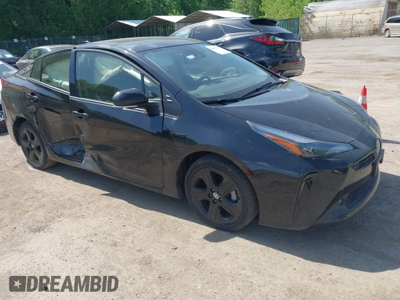 2022 Toyota Prius L Eco with VIN JTDKAMFU0N3175619, listed as a IAAI auction lot 42098135 with 72,984 mi miles and . Bid and sale history available at DreamBid. Image 1.