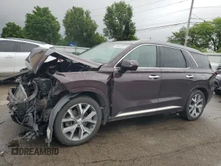 2020 Hyundai Palisade Limited with VIN KM8R5DHE0LU066511, listed as a Copart auction lot 58462025 with 97,295 mi miles and Salvage title. Bid and sale history available at DreamBid. Image 1.