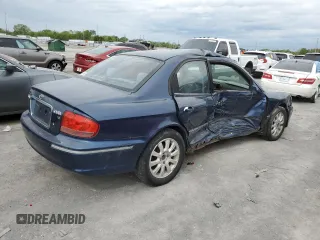2003 Hyundai Sonata GLS with VIN KMHWF35H13A877020, listed as a Copart auction lot 51671384 with 345,775 mi miles and Salvage Title. Bid and sale history available at carsss.com. Image 3.