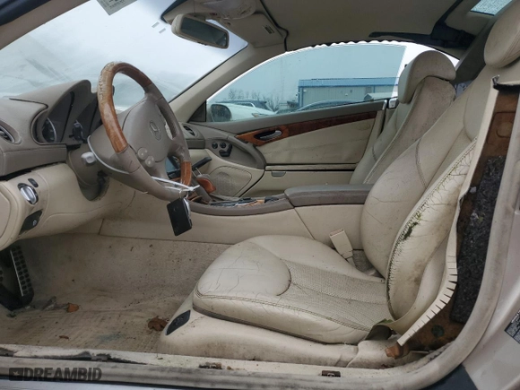 2003 Mercedes-Benz SL-Class with VIN WDBSK75F63F015126, listed as a Copart auction lot 44860205 with 121,076 mi miles and Salvage Title. Bid and sale history available at carsss.com. Image 7.