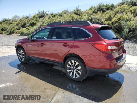 2015 Subaru Outback Limited z VIN 4S4BSENC6F3259470, wystawiony jako Copart lot #56180175 z przebiegiem 93 924 mil mil oraz Szkoda całkowita • Salvage title. Historia ofert i sprzedaży dostępna na DreamBid. Obrazek 2.