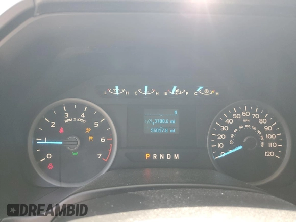 2018 Ford F-150 XL with VIN 1FTEW1EP1JFD62482, listed as a Copart auction lot 56378635 with 56,017 mi miles and Salvage title. Bid and sale history available at DreamBid. Image 9.