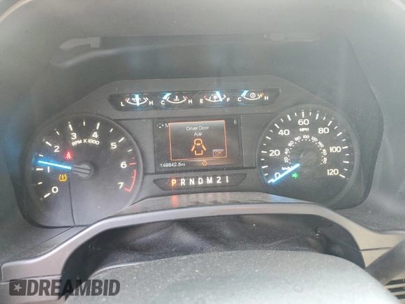 2015 Ford F-150 XL with VIN 1FTEX1CG0FFC37674, listed as a Copart auction lot 62268035 with 149,842 mi miles and Salvage title. Bid and sale history available at DreamBid. Image 9.