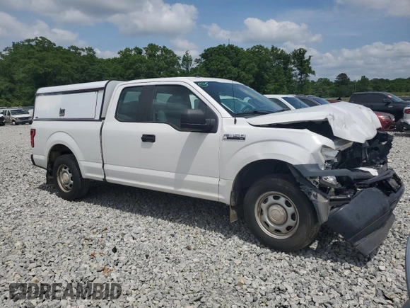 2018 Ford F-150 XL with VIN 1FTEX1CB6JKF06023, listed as a Copart auction lot 53733325 with 147,907 mi miles and Clean title. Bid and sale history available at DreamBid. Image 4.