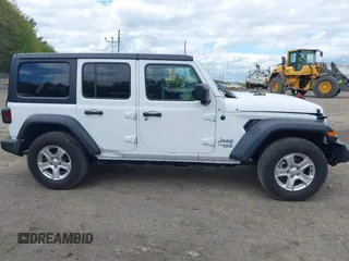 2020 Jeep Wrangler Unlimited Sport S with VIN 1C4HJXDG9LW229715, listed as a IAAI auction lot 42203008 with 63,683 mi miles and . Bid and sale history available at DreamBid. Image 13.