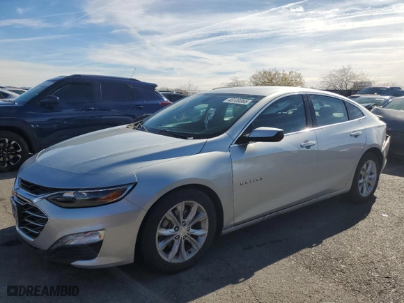2021 Chevrolet Malibu LT with VIN 1G1ZD5ST7MF069862, listed as a Copart auction lot 46100065 with 76,247 mi miles and Salvage Title. Bid and sale history available at carsss.com. Image 1.