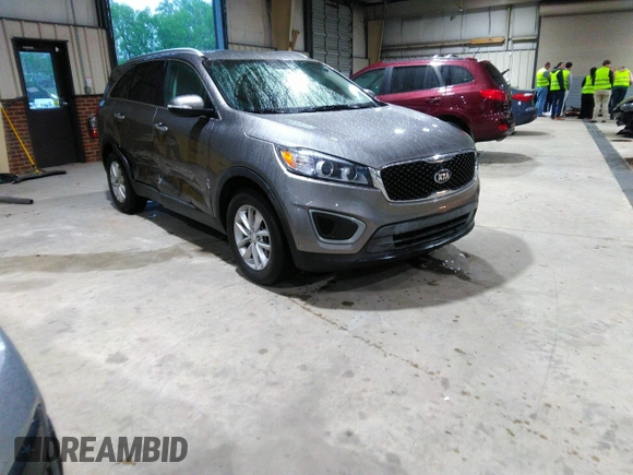 2017 Kia Sorento LX V6 with VIN 5XYPG4A52HG214862, listed as a IAAI auction lot 41986714 with 64,498 mi miles. Bid and sale history available at carsss.com. Image 1.