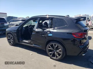 2020 BMW X3 M Competition with VIN 5YMTS0C00LLT10341, listed as a Copart auction lot 66440314 with 34,357 mi miles and Salvage Title. Bid and sale history available at carsss.com. Image 2.
