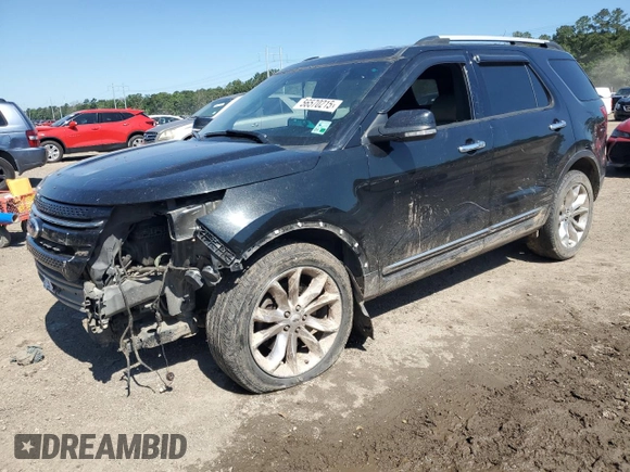 2013 Ford Explorer Limited z VIN 1FM5K7F87DGB97215, wystawiony jako Copart lot #56570215 z przebiegiem Nie podano mil oraz Szkoda całkowita • Salvage title. Historia ofert i sprzedaży dostępna na DreamBid. Obrazek 1.