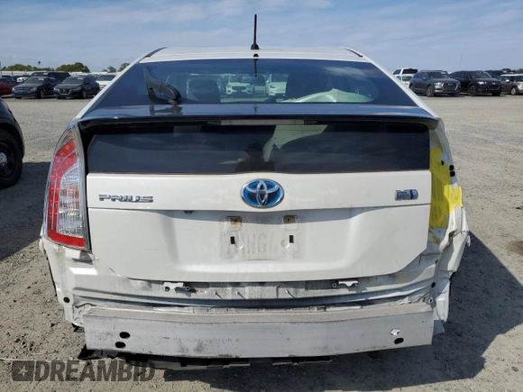 2015 Toyota Prius Four with VIN JTDKN3DU9F1972224, listed as a Copart auction lot 50846155 with 110,106 mi miles and Salvage Title. Bid and sale history available at carsss.com. Image 6.