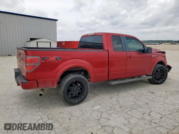 2010 Ford F-150 XL with VIN 1FTFX1CV9AKB84802, listed as a Copart auction lot 56970445 with 220,404 mi miles and Salvage title. Bid and sale history available at DreamBid. Image 3.