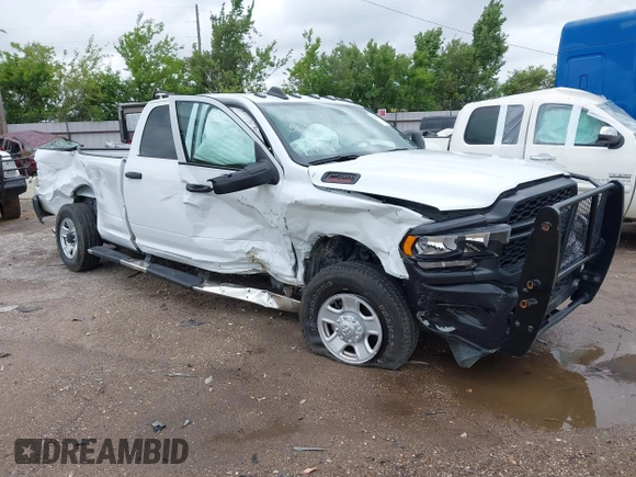 2024 Ram 2500 Tradesman with VIN 3C6UR5HJ4RG125908, listed as a IAAI auction lot 42198984 with 21,280 mi miles and . Bid and sale history available at DreamBid. Image 1.