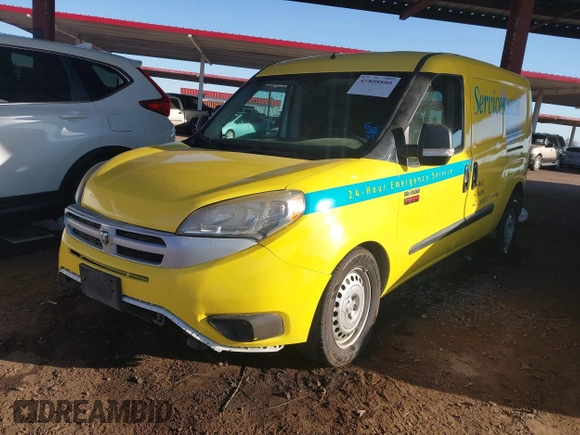 2016 Ram ProMaster City Cargo Tradesman with VIN ZFBERFAT8G6B54587, listed as a IAAI auction lot 41808880 with 69,804 mi miles. Bid and sale history available at carsss.com. Image 17.