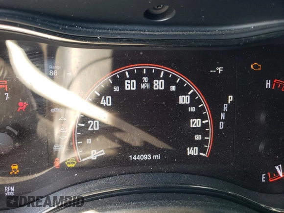 2020 Dodge Durango GT with VIN 1C4RDHDG3LC285474, listed as a Copart auction lot 41897485 with 144,093 mi miles and Salvage Title. Bid and sale history available at DreamBid. Image 9.