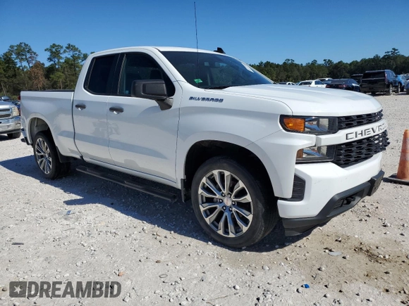 2020 Chevrolet Silverado 1500 Custom with VIN 1GCRWBEK8LZ243650, listed as a Copart auction lot 80707824 with 80,320 mi miles and Salvage Title. Bid and sale history available at carsss.com. Image 4.