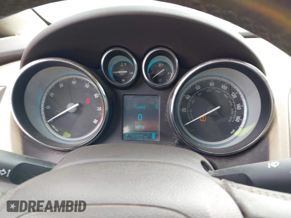 2013 Buick Verano Convenience Group with VIN 1G4PR5SKXD4191467, listed as a IAAI auction lot 41839570 with 163,922 mi miles and . Bid and sale history available at DreamBid. Image 7.