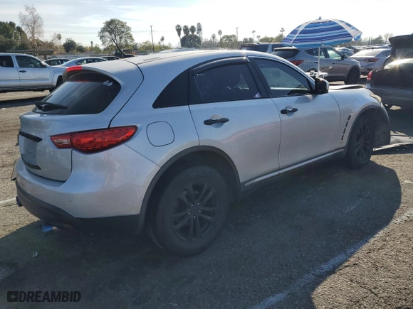 2009 Infiniti FX35 with VIN JNRAS18U49M104508, listed as a Copart auction lot 45760915 with 0 mi miles and Salvage Title. Bid and sale history available at carsss.com. Image 3.